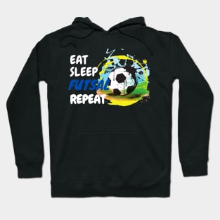 Eat Sleep Futsal Repeat Hoodie